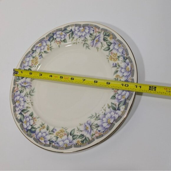 Andrea By Sadek Floral Plate Pastel Border Design Japan Vintage - Picture 2 of 6